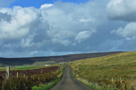 Quiet country road, Mainland Orkney